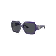 Paarse Zonnebril met Originele Accessoires Versace , Purple , Dames