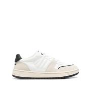 Witte Sneakers Paneeldesign Barrow , White , Heren