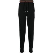 Zwarte broek met streepdetail Paul Smith , Black , Heren