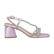 Glitter Hiel Sandaal Alma EN Pena , Purple , Dames