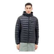 Lichtgewicht Gewatteerde Donsjas Moncler , Black , Heren