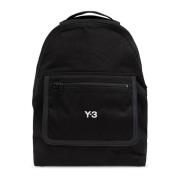 Rugzak met bedrukt logo Y-3 , Black , Unisex