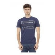 Trend T-shirt met Logo Patroon Baldinini , Blue , Heren