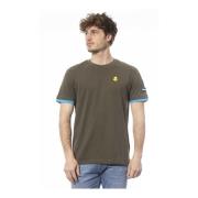 Heren T-shirt Lente/Zomer Collectie Invicta , Green , Heren