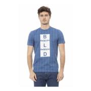 Trend T-shirt met Logo Patroon Baldinini , Blue , Heren