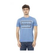 Trend T-shirt met Logo Patroon Baldinini , Blue , Heren