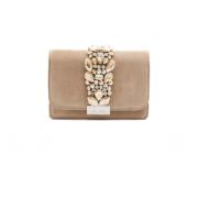 Juwelenvlak Schoudertas Alma EN Pena , Beige , Dames