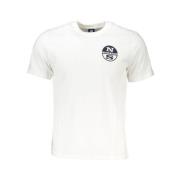 Print Logo Ronde Hals T-Shirt North Sails , White , Heren