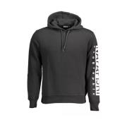 Handtekening Hoodie Napapijri , Black , Heren