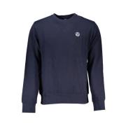 Geborsteld Katoenen Sweatshirt met Applique Logo North Sails , Blue , ...