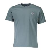 Groene Katoenen Logoshirt North Sails , Green , Heren