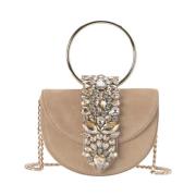 Maan Flap Clutch Tas Alma EN Pena , Beige , Dames