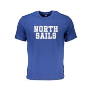 Bedrukt Logo T-shirt North Sails , Blue , Heren