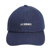 Navy Stripe Gadjo Cap Jacquemus , Blue , Heren