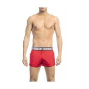 Rode Micro Zwemshorts Stijlvol Ontwerp Bikkembergs , Red , Heren