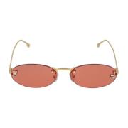 Stijlvolle zonnebril Fe4075Us Fendi , Pink , Unisex