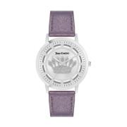 Zilveren Damesmode Horloge Juicy Couture , Purple , Dames