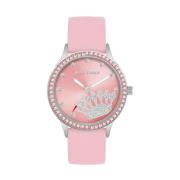 Zilveren Damesmode Horloge Juicy Couture , Pink , Dames