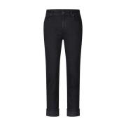 Klassieke Straight Leg Jeans 7 For All Mankind , Black , Dames