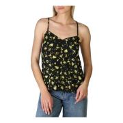 Bloemen Mouwloze Top Calvin Klein , Black , Dames