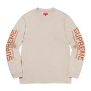 Intarsia Sleeve Top Stone Limited Edition Supreme , Beige , Heren