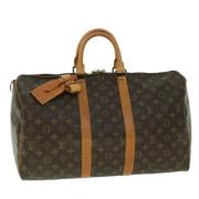 Pre-owned Canvas louis-vuitton-bags Louis Vuitton Vintage , Brown , Da...