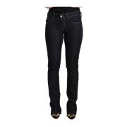 Chique Skinny Jeans met lage taille in tijdloos zwart Gianfranco Ferré...