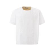 Elegant wit katoenen overhemd heren Emporio Armani , White , Heren