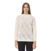 Chic Volcano Neck Sweater Baldinini , Beige , Dames