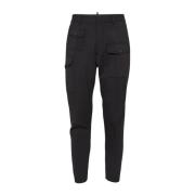 Cargo Broek Zwart Dsquared2 , Black , Heren