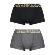 Twee-pack boxershorts Versace , Black , Heren