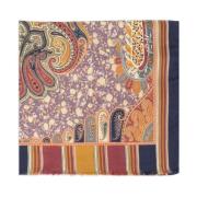 Grafische Print Multicolor Sjaal Etro , Multicolor , Dames