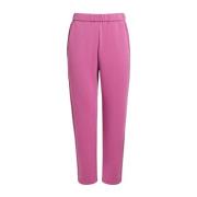 Elegante katoenen broek met ritssluitingen Marina Rinaldi , Pink , Dam...