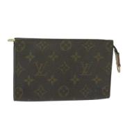 Pre-owned Canvas pouches Louis Vuitton Vintage , Brown , Dames