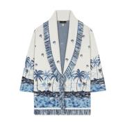 Hawaiian Origine Cardigan White Sweaters Alanui , Multicolor , Dames