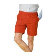 Casual Shorts Mason's , Orange , Heren