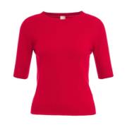 Rode Gebreide Trui Aw24 MVM , Red , Dames