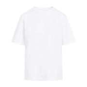 Wit Kortemouw T-shirt Khaite , White , Dames