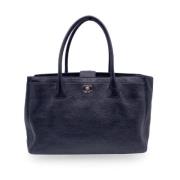 Pre-owned Leather totes Chanel Vintage , Black , Dames