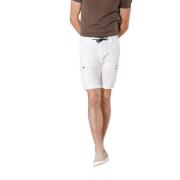 Cargo Bermuda Shorts Chile Athleisure Mason's , White , Heren