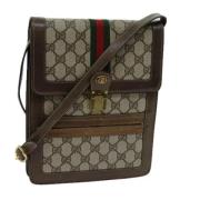 Pre-owned Leather gucci-bags Gucci Vintage , Beige , Dames