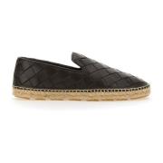 Bruine Leren Espadrilles Ss22 Bottega Veneta , Brown , Dames