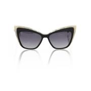 Cat Eye Zonnebril Zwart Parel Frankie Morello , Multicolor , Unisex