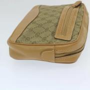 Pre-owned Canvas clutches Gucci Vintage , Brown , Dames