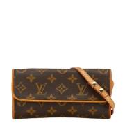 Pre-owned Canvas louis-vuitton-bags Louis Vuitton Vintage , Brown , Da...