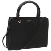 Pre-owned Canvas gucci-bags Gucci Vintage , Black , Dames