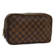 Pre-owned Canvas clutches Louis Vuitton Vintage , Brown , Dames