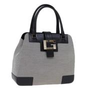 Pre-owned Canvas gucci-bags Gucci Vintage , Gray , Dames