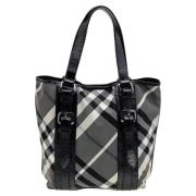 Pre-owned Leather totes Burberry Vintage , Black , Dames