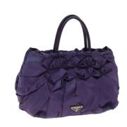 Pre-owned Nylon prada-bags Prada Vintage , Purple , Dames